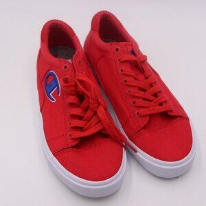 Champion Life Fringe Low Canvass Red Sneakers 9